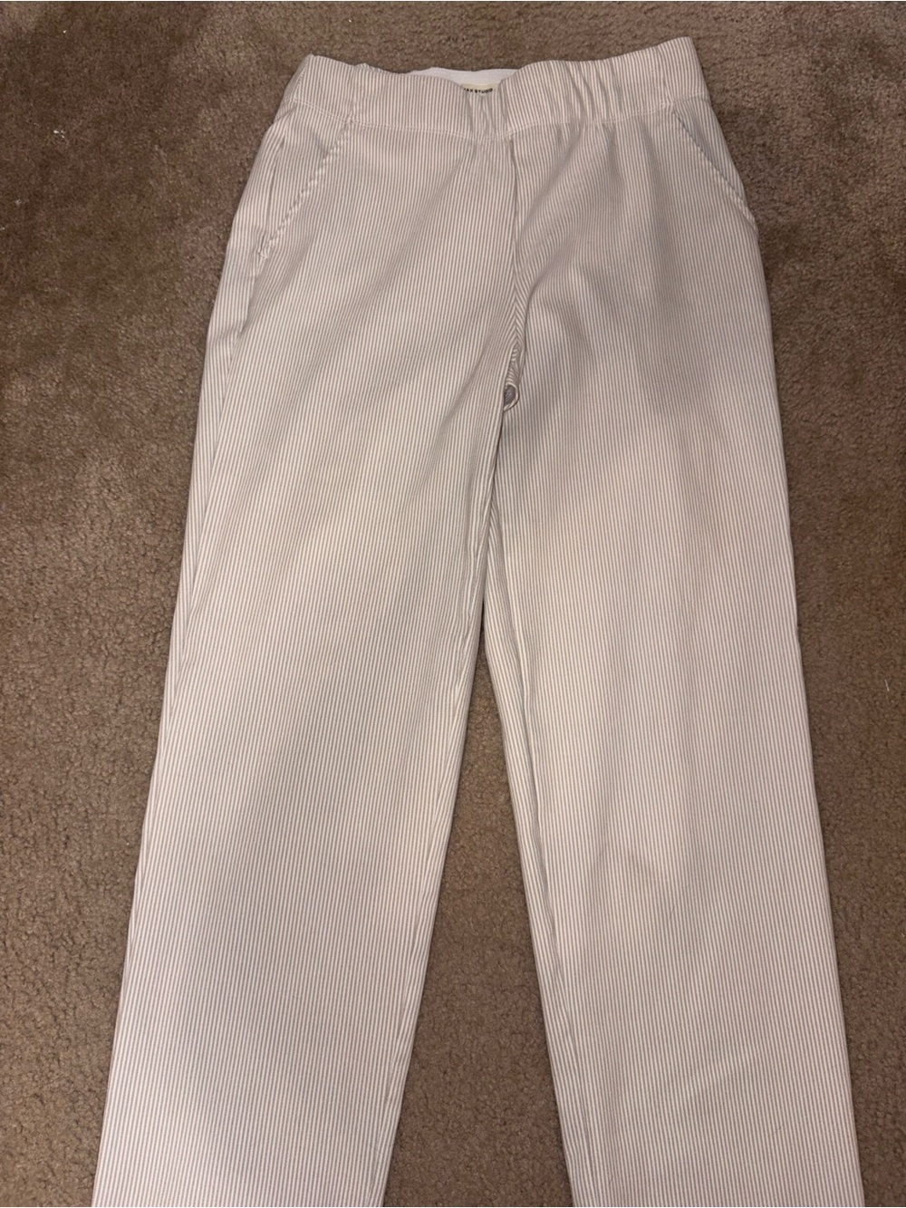Women’s  Light beige Pinstripe Casual Pants
